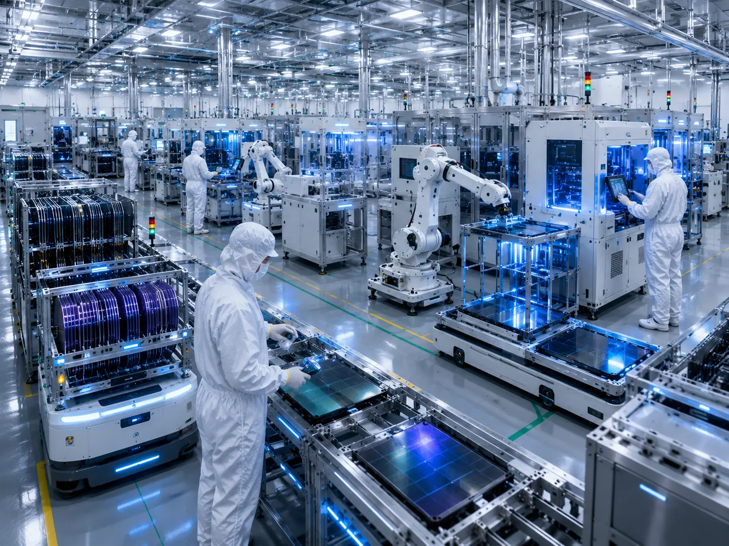 Cleanroom compliance monitoring inside a display fabrication facility